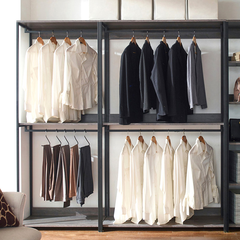 Wood Walk-In Closet System