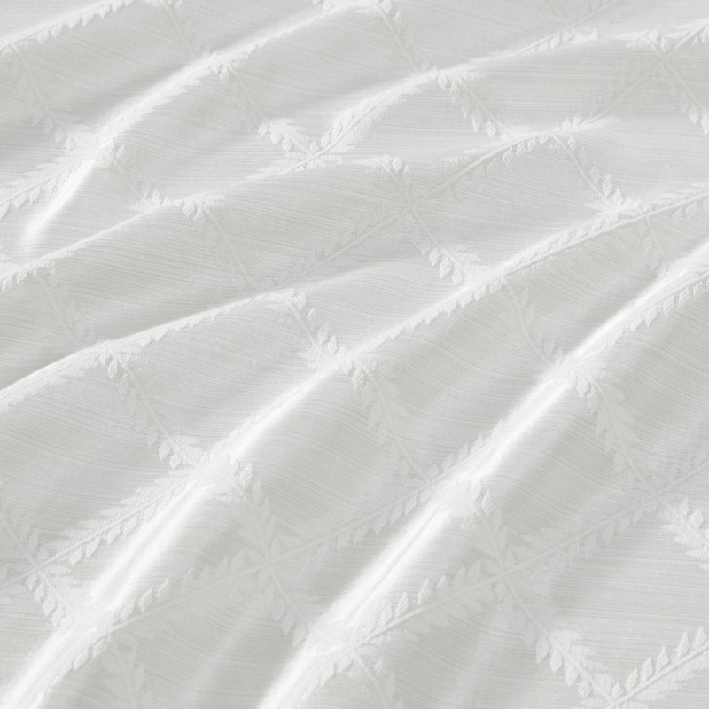 Lenox Laurel Leaf Tablecloth, White, 70"x86" Oval