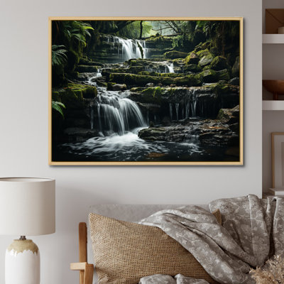 Waterfall Natures Symphony sur toile