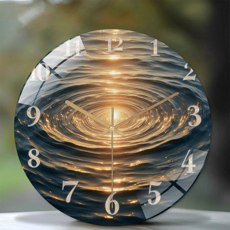 Horloge murale élégante 12 po