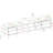 Modern Minimalist Open-Shelf TV Stand With Adjustable Storage And Cord Management For Large Tvs