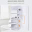 Armoire à pharmacie murale à double porte avec miroir de salle de bain, une solution de rangement pratique et élégante pour votre salle de bain