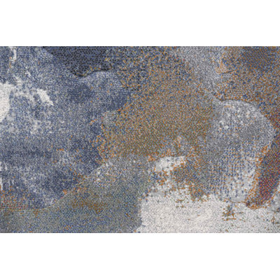 Galleria stylised absract flower rug