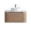 Ensemble de meuble-lavabo cannelé 24 po avec armoire de rangement et tiroirs Avalon-133010633