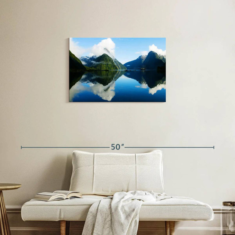 Nicci nuageux Milford Sound, H 20 po x l 30 po