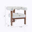 Chaise d'appoint moderne rembourrée avec accoudoirs ronds-129859777-129859779