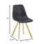 Chaise de salle à manger en cuir Annalise-952663077-952663128-969870237