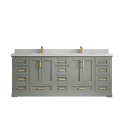 Ensemble de meuble-lavabo double 84 po Esin