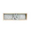 Enseigne en bois «You & Me» 16 po