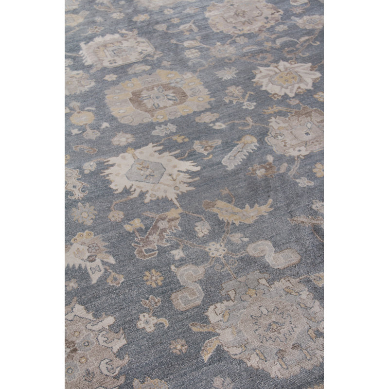 Museum Oriental Area Rug in Medium Blue, Rectangle 12' x 15'