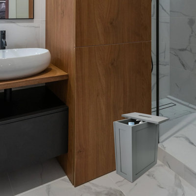 Solid Wood Freestanding Bathroom Cabinet