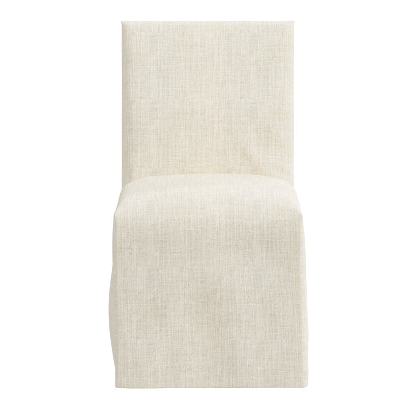 Chaise parsons en coton Armstrong, Lin classique talc