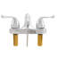 FlowCurve 4 in. Centerset 2-Handle Low-Arc Bathroom Faucet with Pop-Up Drain in Polished Chrome