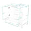 Armoire de meuble-lavabo 30 po à 3 tiroirs-1484557446-1484557445