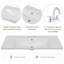 Meuble-lavabo 36 po avec lavabo en céramique-575231311