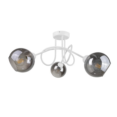 Chilhowee Glass Semi Flush Mount
