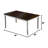 Walnut Solid Wood Dining Table