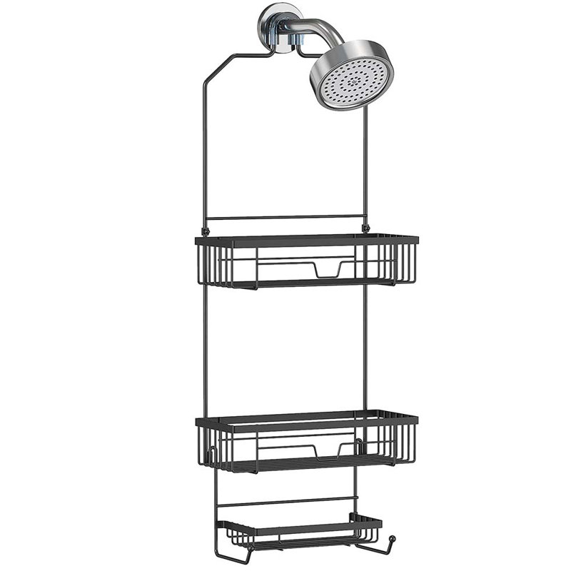 Serviteur de douche suspendu, Noir