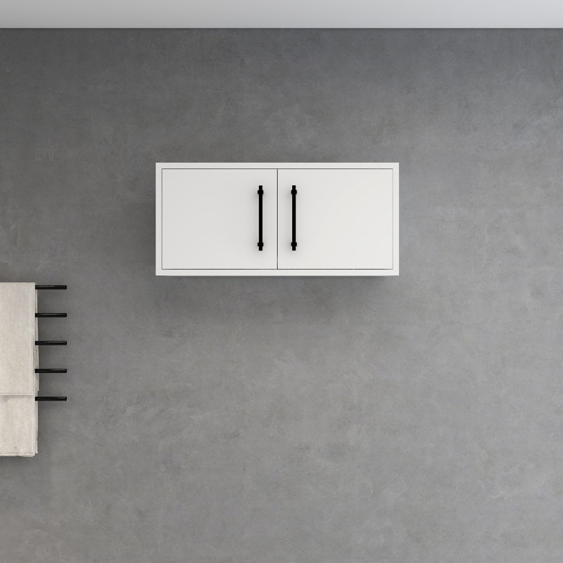 Victoria Top Cabinet Wall-Mounted, 13.8" H x 30" W x 12" D, Gloss White
