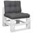 vidaXL Pallet Cushion Anthracite Polyester Standard-2091456363-2111859997