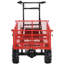 Chariot de brouette utilitaire électrique 48V28Ah capacité 500W 500lbs (230kg) matériel transporteur 1000lbs remorquage