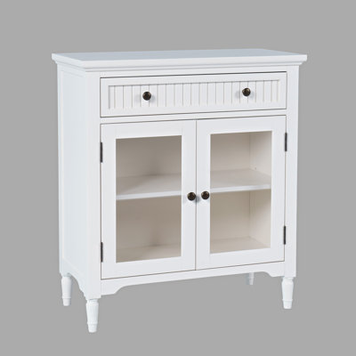 Pearce 32" Glass Door Accent Cabinet