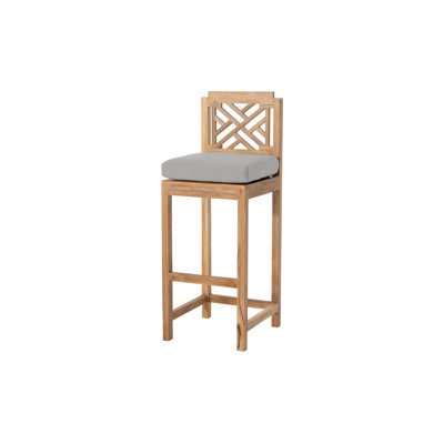 Monterey Upholstered Stool with Solid Wood Frame