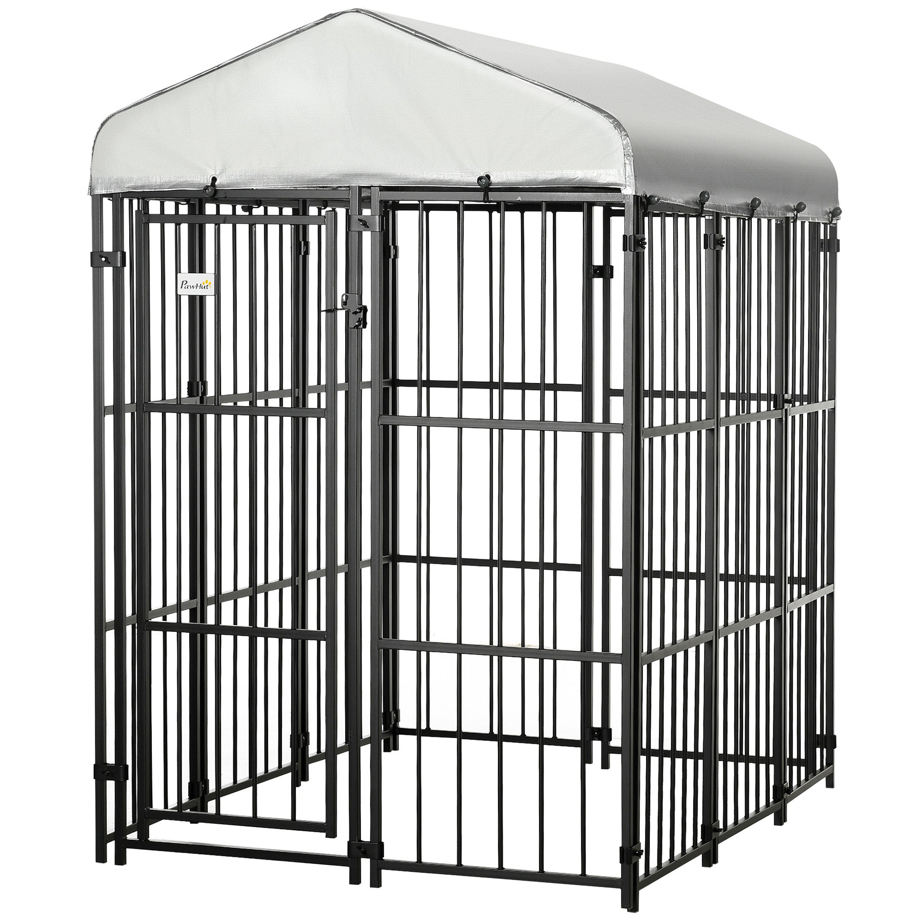 17 Stories Pawhut 6' X 4' Dog Kennel, Outdoor Dog Playpen Run With