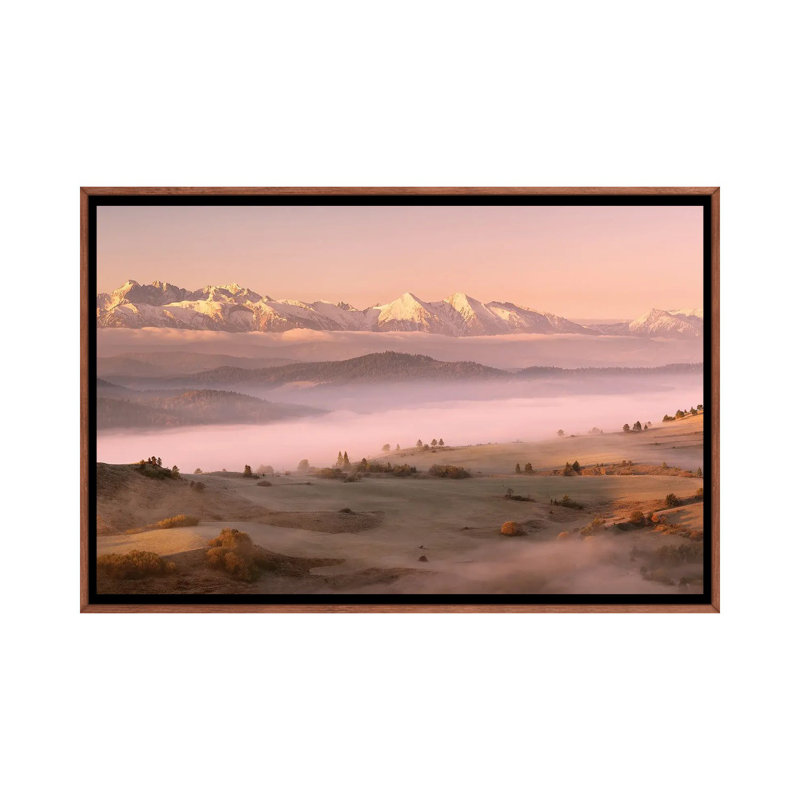 Fog Tatra by Krzysztof Mierzejewski - Floater Frame Print on Canvas