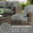 14-Piece Outdoor Replacement Cushion Set Seat/Back Cushion，26'' W X 26'' D，Only Cushions-1469796334-1448727869