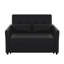 Canapé-lit convertible de 51,57 po, conception de fauteuil surdimensionné réglable et trois ports de charge USB-836541487