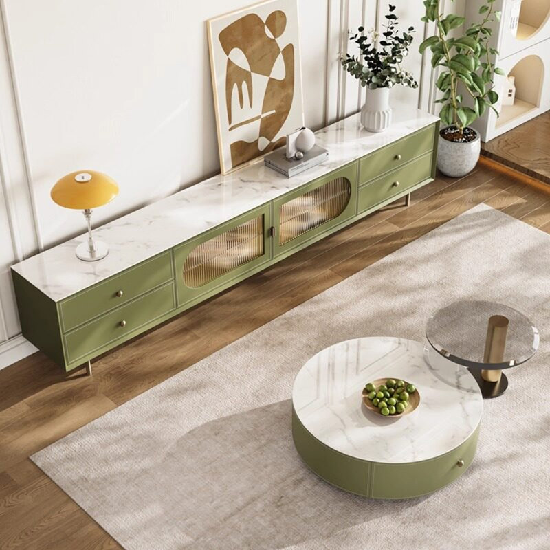 Meuble télé Modern Green, 70.87