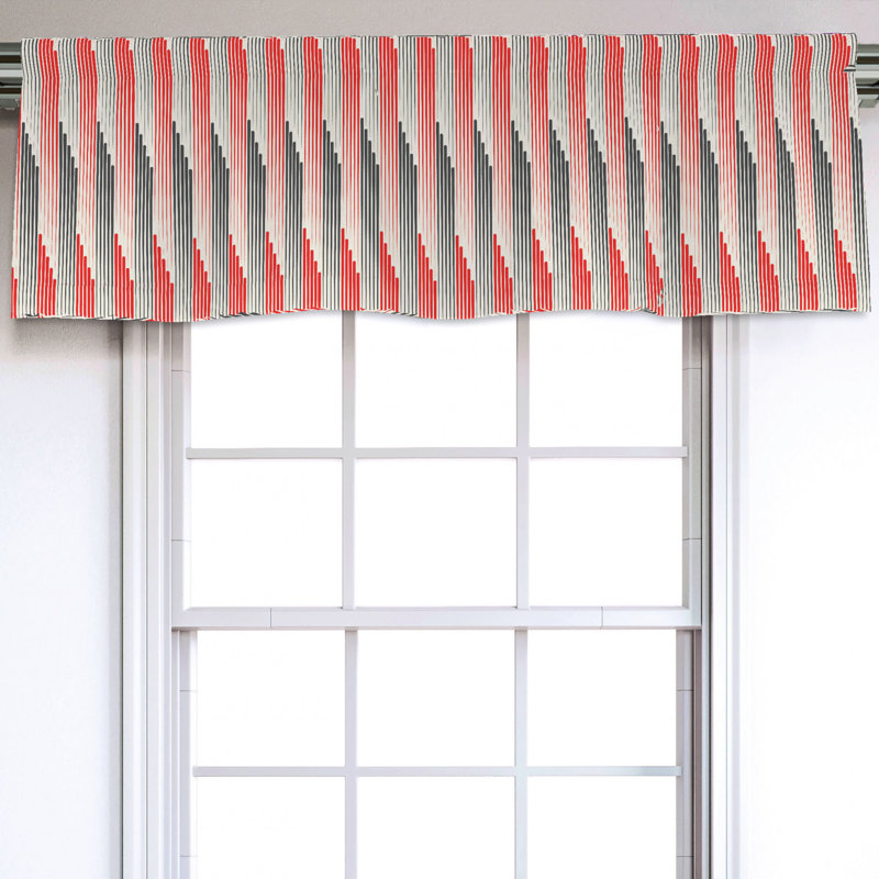Sateen Ruffled Window Valance