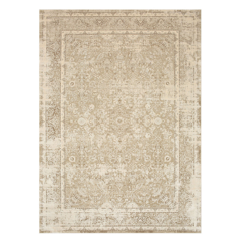 Tapis crème Karastan Rugs Vinci 12 pi x 15 pi, Rectangle 12 pi x 15 pi