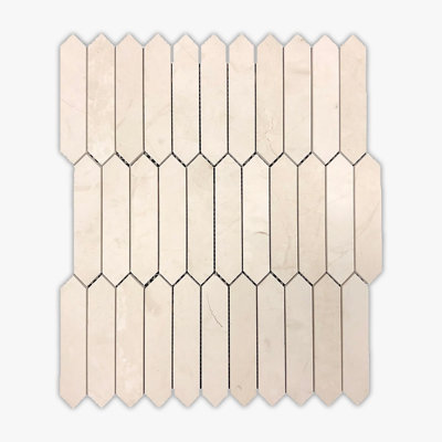 Piquet de mosaïque en marbre 1x4 Aero