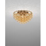 Giogali Ceiling Lamp 60 Crystal Smoky Matt Bronze 1 E26 Ul 1
