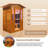 Outdoor Double Red Cedar Far Infrared Sauna Room
