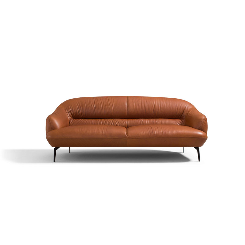 Leonia Cognac Leather Sofa
