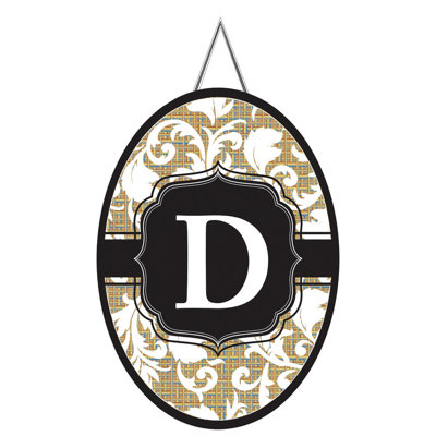 Door Banner, Monogram "K"