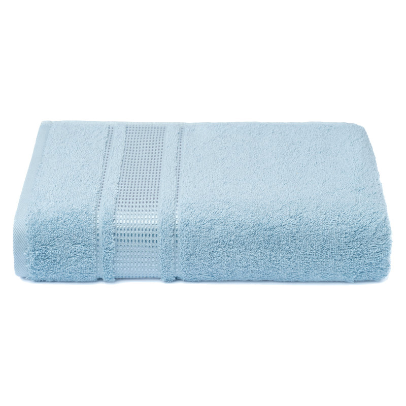 Turkish Cotton Bath Sheets Towels, Light Blue