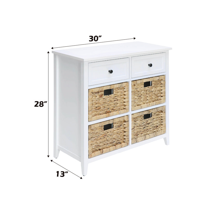 Charming White Console Table With Spacious Drawer Interiors For Organization Classic Cabinet In Storage Solutions, White