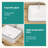 16X12 Inch White Ceramic Rectangular Vessel Bathroom Sink