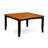 9 Piece Kitchen Table & Chairs Set Includes a Square Dining Table with Butterfly Leaf and 8 Dining Room Chairs, Black & Cherry