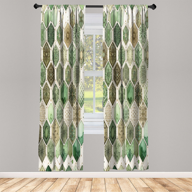 Semi Sheer Curtain, 56" W x 84" L