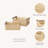 Paper Rope Basket with Wooden Handles-111657065