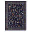 Tapis floral tigre avec motif floral 4 x 6 avec envers en caoutchouc antidérapant, tapis botanique de ferme, tapis pliable mince à poils courts et non délestable pour salle de jeux de la salle à manger, bleu-1711026853-1707989846