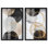«Urban Orbits Duet Shadowbox Print Abstract Boho Art Set» par Art Remedy, cadre noir, 30 x 45
