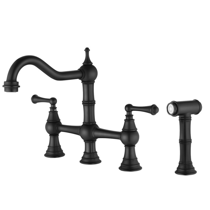 Naiyafly Pull Down Kitchen Faucet, Matte Black