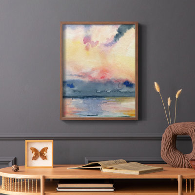 Prism Seascape II Framed Print - Solid Wood