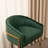 Johnnice 22" W Velvet Upholstered Counter Stool with Metal Bucket Base -100480699